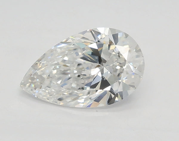 Lab-Grown 1.00 Carat Pear Shape Diamond color E Clarity VS1 With GIA Certificate, precious stones, engagement diamonds