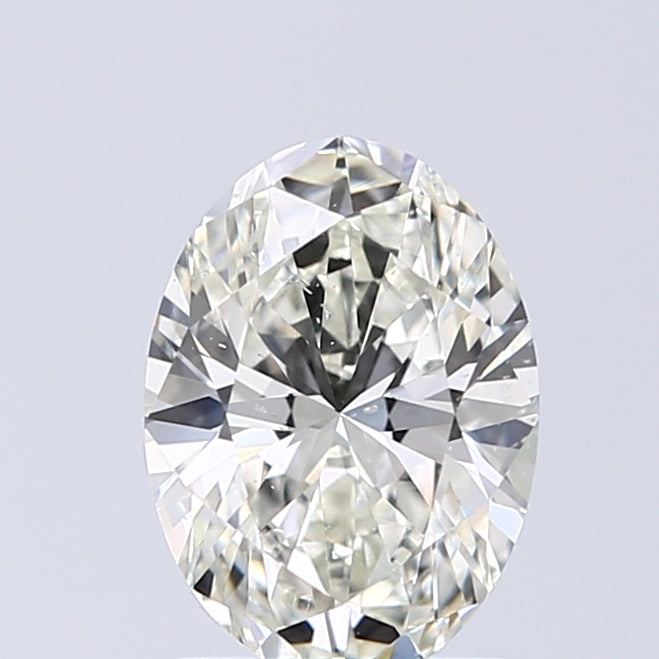 Lab-Grown 1.31 Carat Oval Shape Diamond color J Clarity SI1 With GIA Certificate, precious stones, engagement diamonds