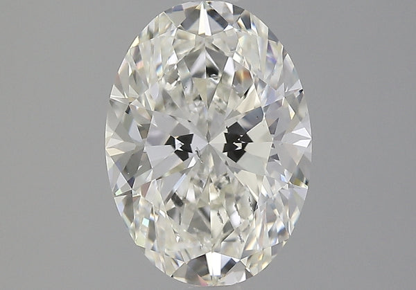 Lab-Grown 3.06 Carat Oval Shape Diamond color J Clarity SI2 With GIA Certificate, precious stones, engagement diamonds