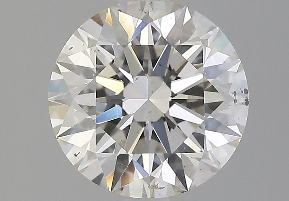 Lab-Grown 2.70 Carat Round Brilliant Diamond color K Clarity SI1 With GIA Certificate, precious stones, engagement diamonds