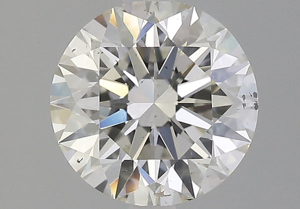 Lab-Grown 2.70 Carat Round Brilliant Diamond color K Clarity SI1 With GIA Certificate, precious stones, engagement diamonds