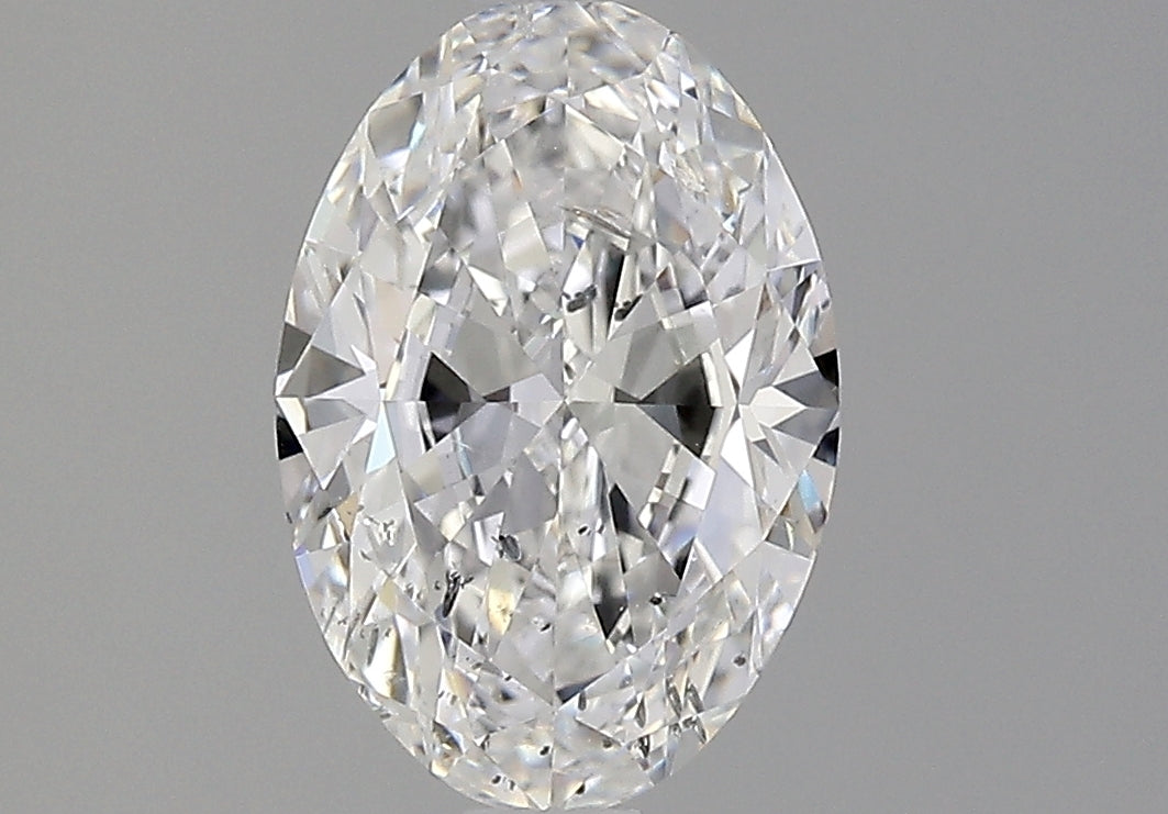 Lab-Grown 2.01 Carat Oval Shape Diamond color E Clarity SI2 With GIA Certificate, precious stones, engagement diamonds