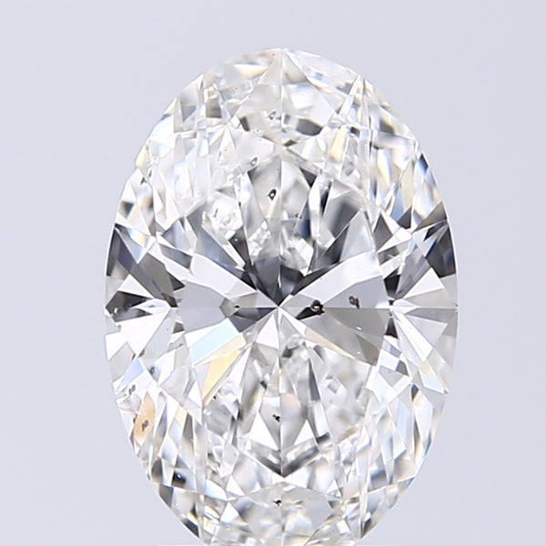 Lab-Grown 2.21 Carat Oval Shape Diamond color F Clarity SI2 With GIA Certificate, precious stones, engagement diamonds