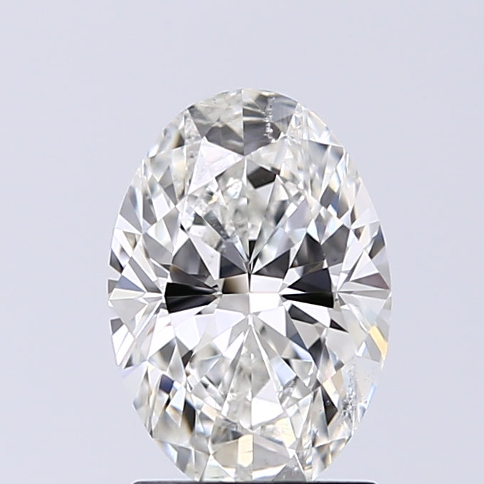 Lab-Grown 1.30 Carat Oval Shape Diamond color G Clarity SI1 With GIA Certificate, precious stones, engagement diamonds