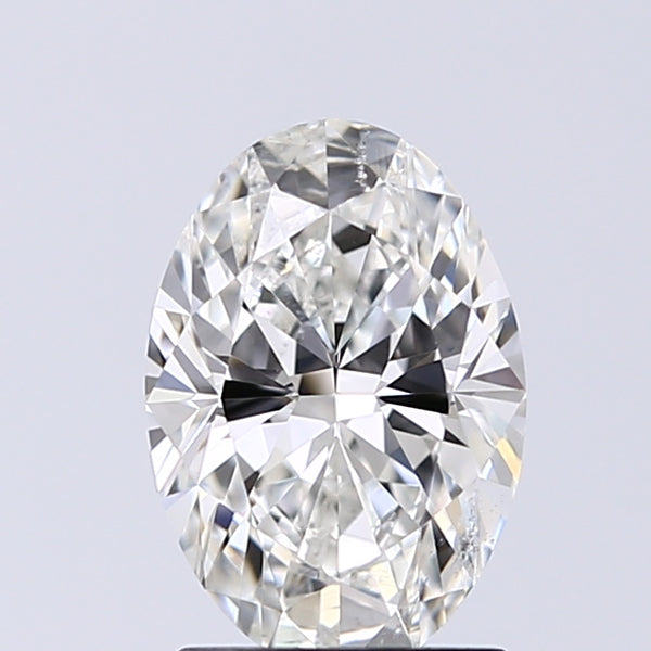 Lab-Grown 1.30 Carat Oval Shape Diamond color G Clarity SI1 With GIA Certificate, precious stones, engagement diamonds