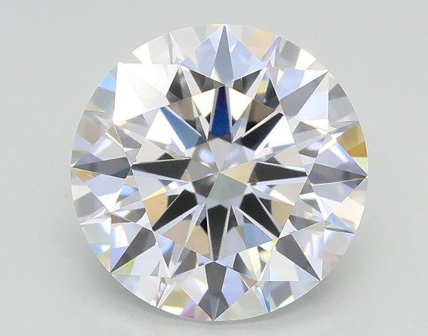 Lab-Grown 2.51 Carat Round Brilliant Diamond color E Clarity VVS2, precious stones, engagement diamonds