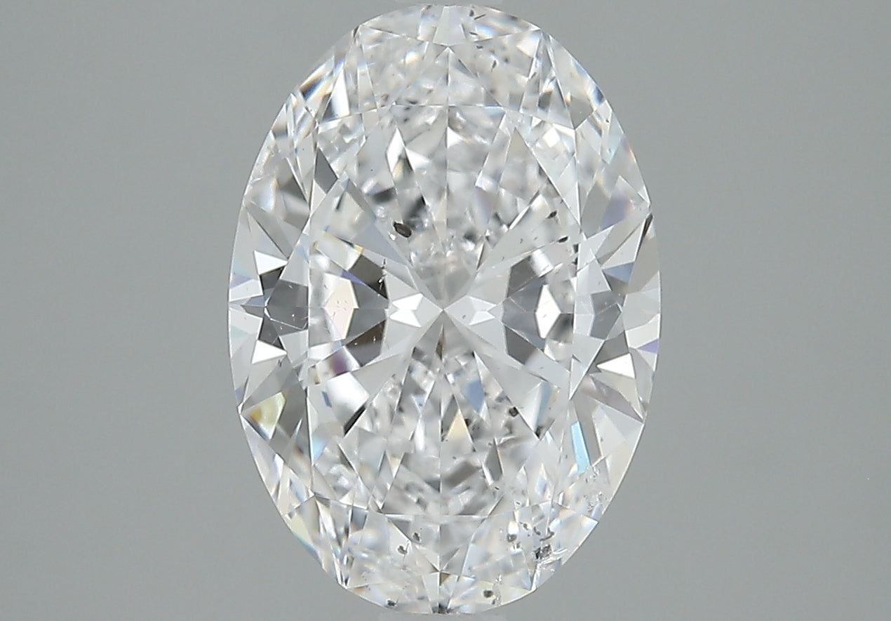 Lab-Grown 3.51 Carat Oval Shape Diamond color D Clarity SI2 With GIA Certificate, precious stones, engagement diamonds