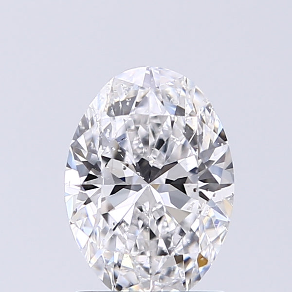 Lab-Grown 1.20 Carat Oval Shape Diamond color D Clarity SI2 With GIA Certificate, precious stones, engagement diamonds