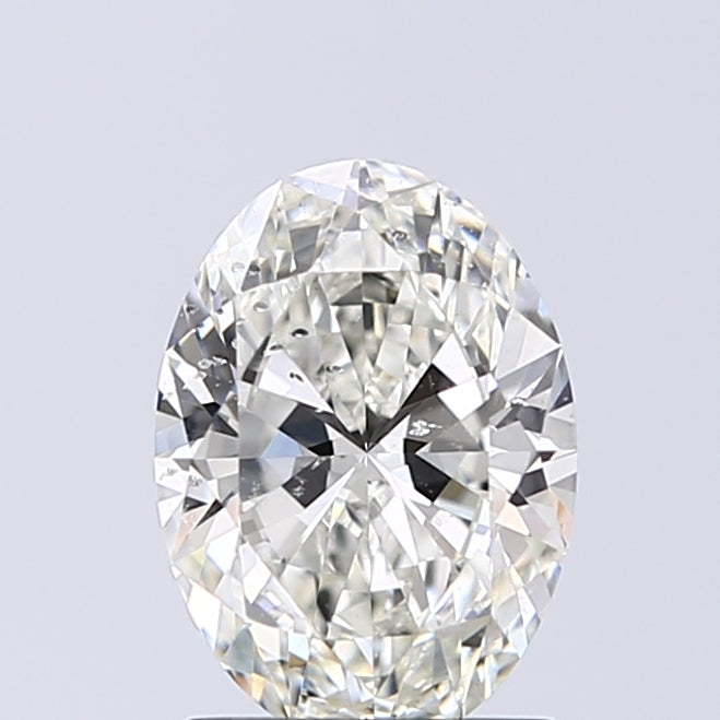 Lab-Grown 1.20 Carat Oval Shape Diamond color J Clarity SI2 With GIA Certificate, precious stones, engagement diamonds