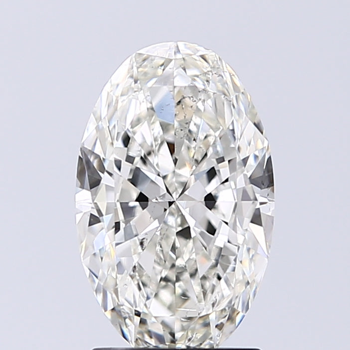 Lab-Grown 1.51 Carat Oval Shape Diamond color I Clarity SI2 With GIA Certificate, precious stones, engagement diamonds