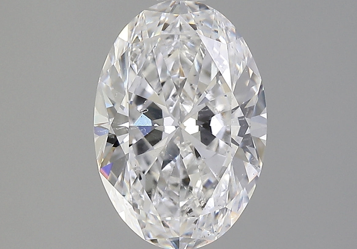 Lab-Grown 3.00 Carat Oval Shape Diamond color D Clarity SI1 With GIA Certificate, precious stones, engagement diamonds