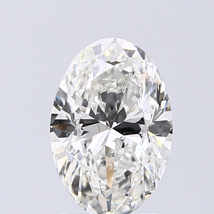 Lab-Grown 1.70 Carat Oval Shape Diamond color G Clarity SI2 With GIA Certificate, precious stones, engagement diamonds