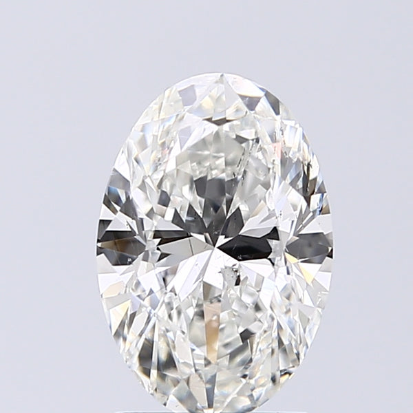 Lab-Grown 1.70 Carat Oval Shape Diamond color G Clarity SI2 With GIA Certificate, precious stones, engagement diamonds