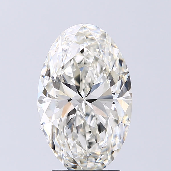 Lab-Grown 2.55 Carat Oval Shape Diamond color I Clarity VS1 With GIA Certificate, precious stones, engagement diamonds