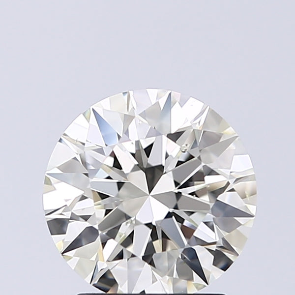 Lab-Grown 1.63 Carat Round Brilliant Diamond color K Clarity SI1 With GIA Certificate, precious stones, engagement diamonds