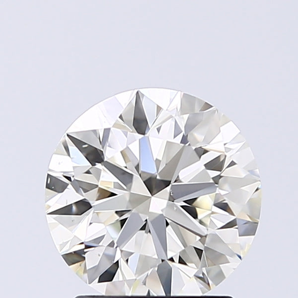 Lab-Grown 1.51 Carat Round Brilliant Diamond color K Clarity SI1 With GIA Certificate, precious stones, engagement diamonds
