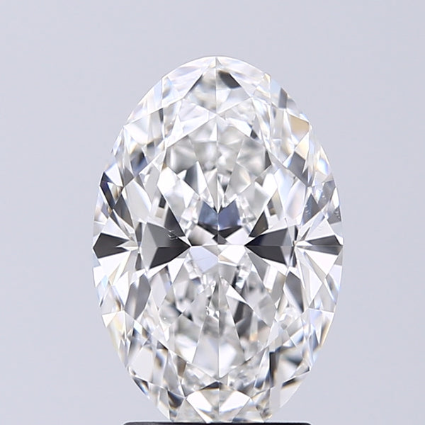 Lab-Grown 2.01 Carat Oval Shape Diamond color E Clarity VS2 With GIA Certificate, precious stones, engagement diamonds