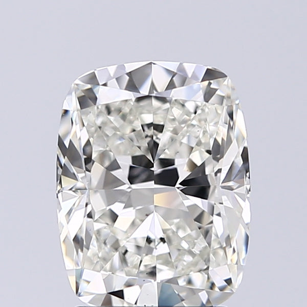Lab-Grown 2.02 Carat Cushion Modified Brilliant Cut Diamond color I Clarity VS2 With GIA Certificate, precious stones, engagement diamonds