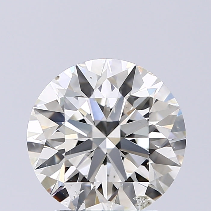 Lab-Grown 2.02 Carat Round Brilliant Diamond color J Clarity SI2 With GIA Certificate, precious stones, engagement diamonds