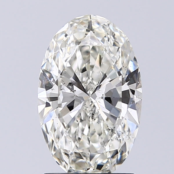 Lab-Grown 1.32 Carat Oval Shape Diamond color I Clarity SI2 With GIA Certificate, precious stones, engagement diamonds