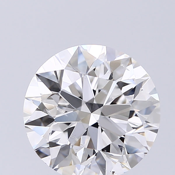 Lab-Grown 2.51 Carat Round Brilliant Diamond color E Clarity SI2 With GIA Certificate, precious stones, engagement diamonds