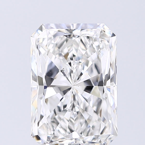 Lab-Grown 2.51 Carat Radiant Cut Diamond color F Clarity SI1 With GIA Certificate, precious stones, engagement diamonds