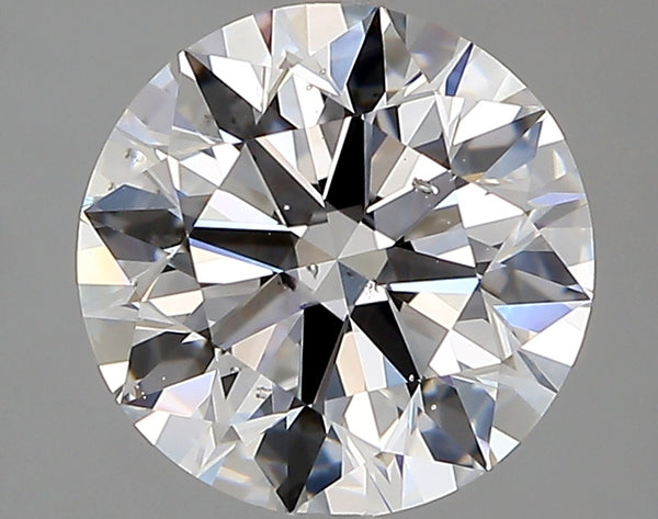 Lab-Grown 2.01 Carat Round Brilliant Diamond color D Clarity SI2 With GIA Certificate, precious stones, engagement diamonds