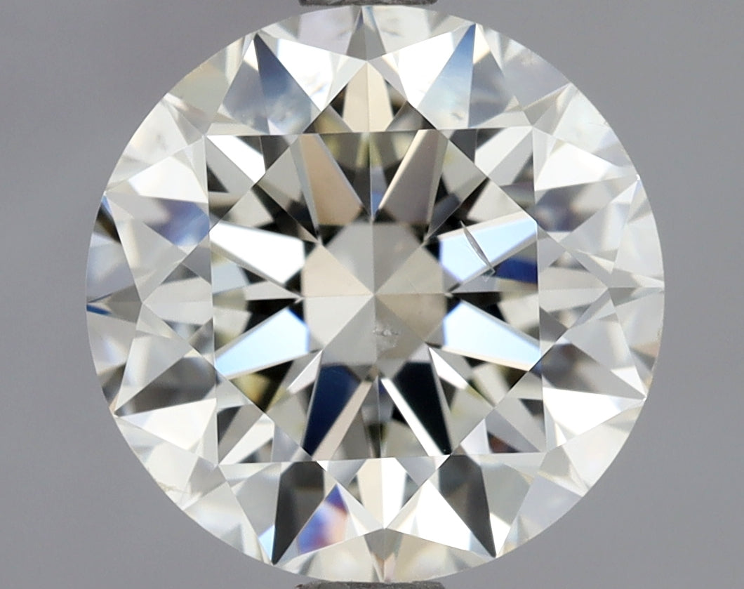 Lab-Grown 1.80 Carat Round Brilliant Diamond color K Clarity SI2 With GIA Certificate, precious stones, engagement diamonds