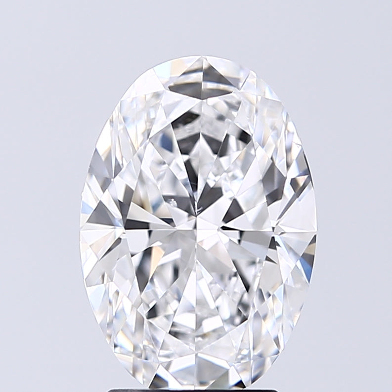 Lab-Grown 2.51 Carat Oval Shape Diamond color D Clarity SI1 With GIA Certificate, precious stones, engagement diamonds
