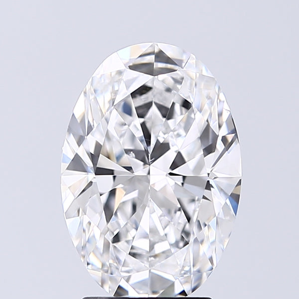 Lab-Grown 2.51 Carat Oval Shape Diamond color D Clarity SI1 With GIA Certificate, precious stones, engagement diamonds