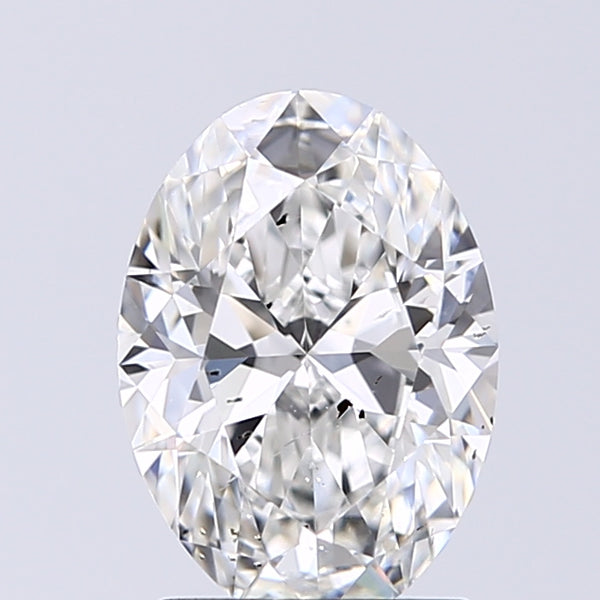 Lab-Grown 1.51 Carat Oval Shape Diamond color F Clarity SI2 With GIA Certificate, precious stones, engagement diamonds