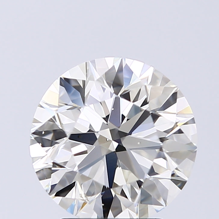 Lab-Grown 2.51 Carat Round Brilliant Diamond color K Clarity SI1 With GIA Certificate, precious stones, engagement diamonds
