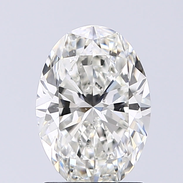 Lab-Grown 1.30 Carat Oval Shape Diamond color I Clarity SI1 With GIA Certificate, precious stones, engagement diamonds