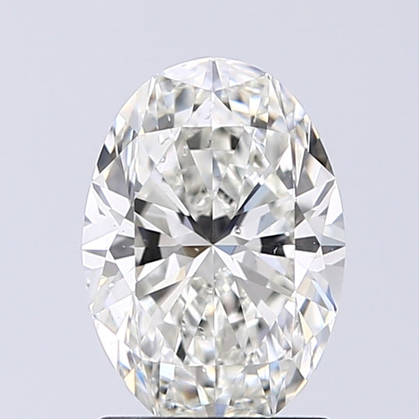 Lab-Grown 1.30 Carat Oval Shape Diamond color I Clarity SI1 With GIA Certificate, precious stones, engagement diamonds