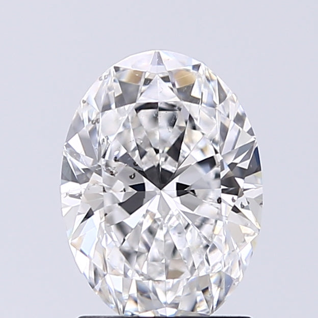 Lab-Grown 1.32 Carat Oval Shape Diamond color E Clarity SI1 With GIA Certificate, precious stones, engagement diamonds