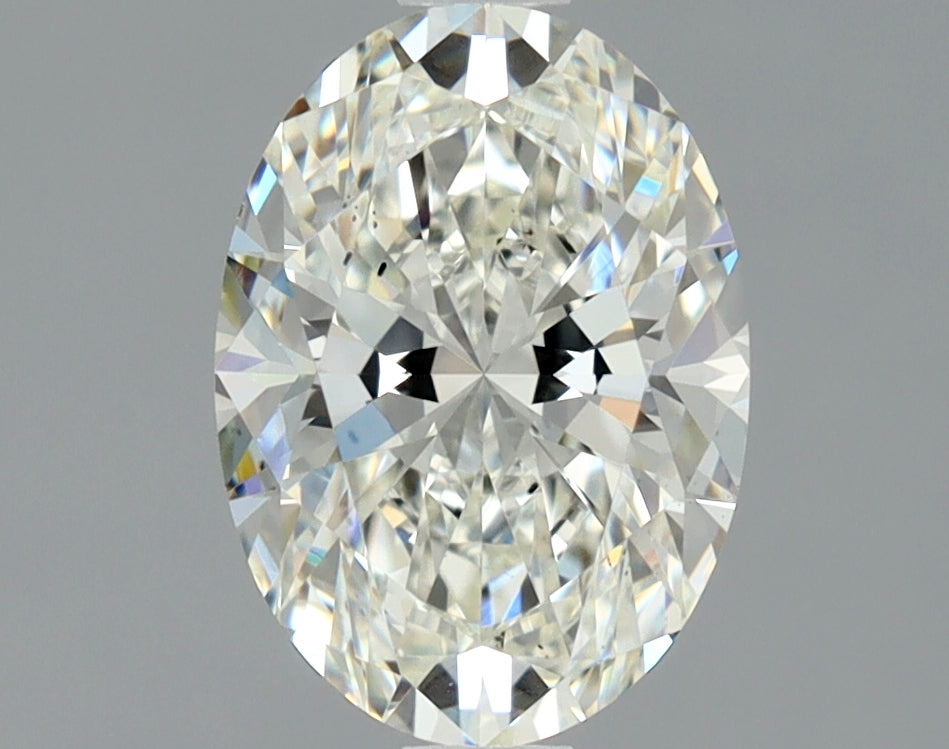 Lab-Grown 1.32 Carat Oval Shape Diamond color I Clarity SI1 With GIA Certificate, precious stones, engagement diamonds