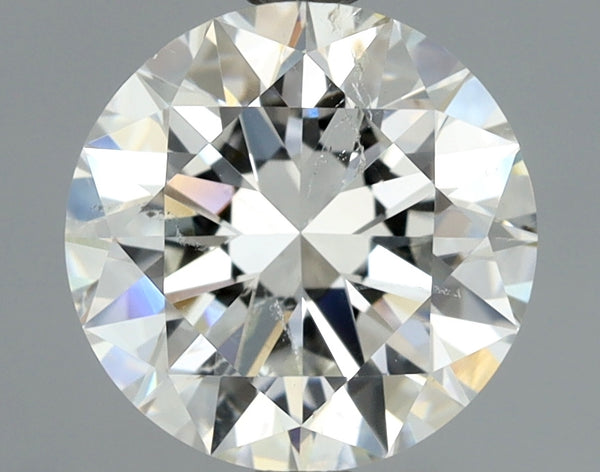 Lab-Grown 2.01 Carat Round Brilliant Diamond color H Clarity SI2 With GIA Certificate, precious stones, engagement diamonds