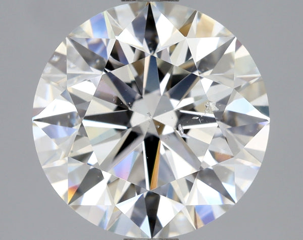 Lab-Grown 3.10 Carat Round Brilliant Diamond color H Clarity SI2 With GIA Certificate, precious stones, engagement diamonds