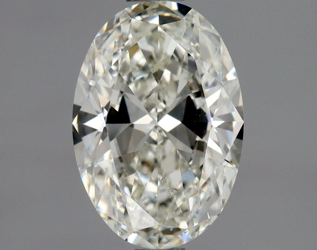 Lab-Grown 1.50 Carat Oval Shape Diamond color I Clarity SI2 With GIA Certificate, precious stones, engagement diamonds