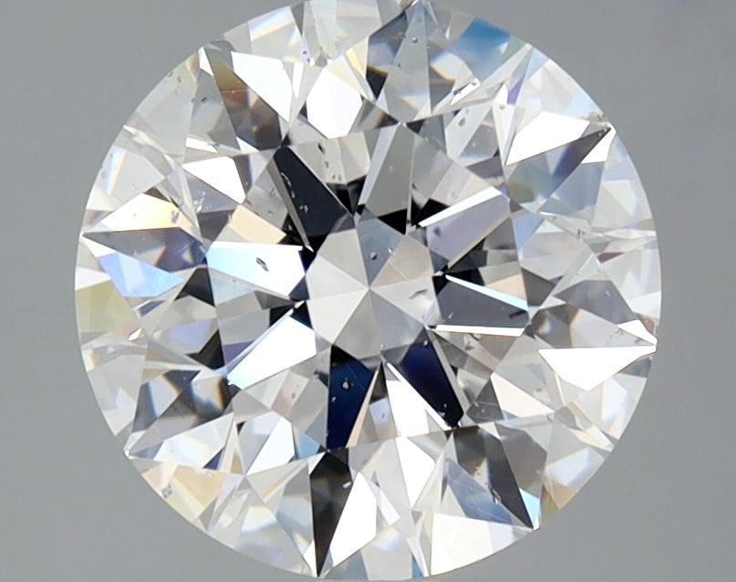 Lab-Grown 3.11 Carat Round Brilliant Diamond color D Clarity SI2 With GIA Certificate, precious stones, engagement diamonds