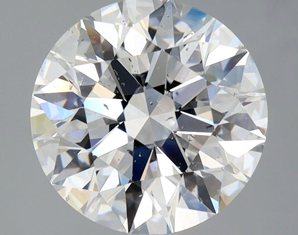 Lab-Grown 3.11 Carat Round Brilliant Diamond color D Clarity SI2 With GIA Certificate, precious stones, engagement diamonds