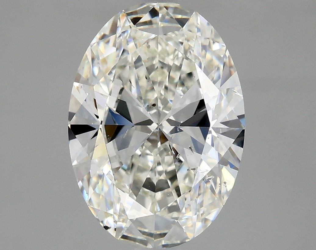 Lab-Grown 2.02 Carat Oval Shape Diamond color I Clarity SI2 With GIA Certificate, precious stones, engagement diamonds