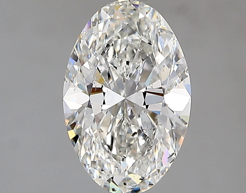Lab-Grown 1.51 Carat Oval Shape Diamond color H Clarity SI2 With GIA Certificate, precious stones, engagement diamonds