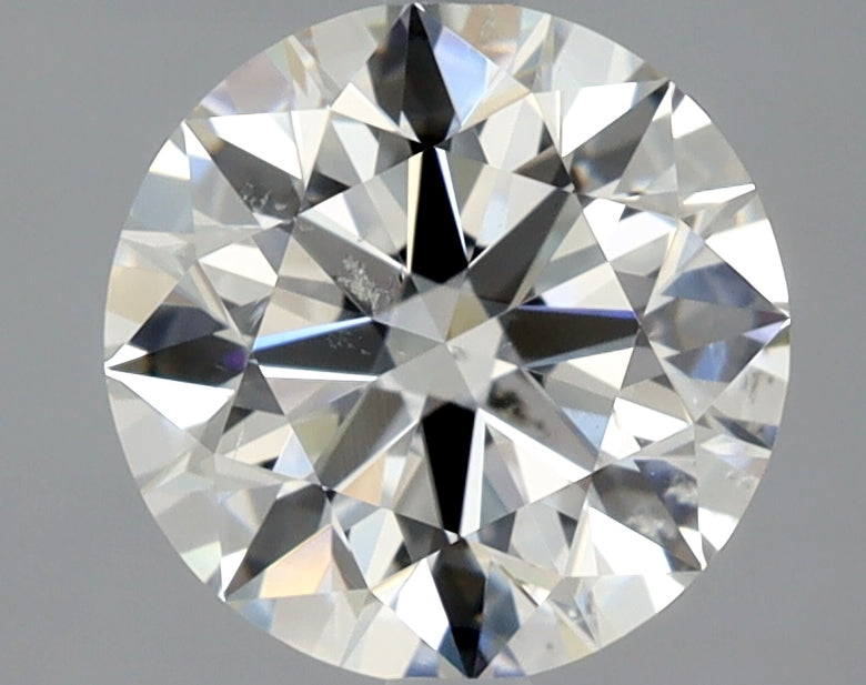 Lab-Grown 2.01 Carat Round Brilliant Diamond color I Clarity SI2 With GIA Certificate, precious stones, engagement diamonds