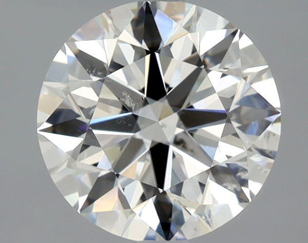 Lab-Grown 2.01 Carat Round Brilliant Diamond color I Clarity SI2 With GIA Certificate, precious stones, engagement diamonds