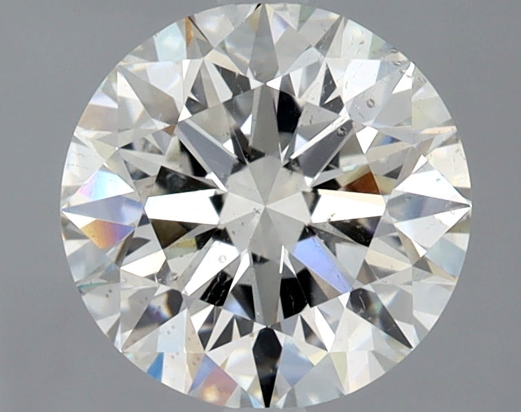 Lab-Grown 2.14 Carat Round Brilliant Diamond color H Clarity SI2 With GIA Certificate, precious stones, engagement diamonds