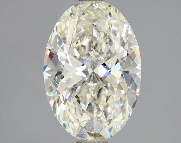 Lab-Grown 2.01 Carat Oval Shape Diamond color J Clarity SI2 With GIA Certificate, precious stones, engagement diamonds