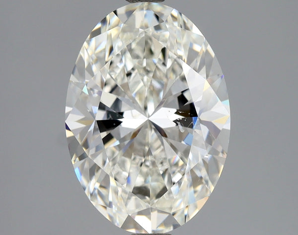 Lab-Grown 2.51 Carat Oval Shape Diamond color G Clarity SI1 With GIA Certificate, precious stones, engagement diamonds