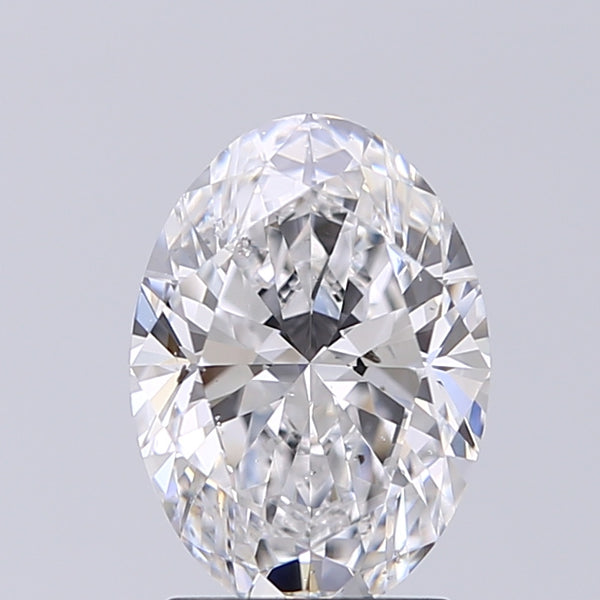 Lab-Grown 1.70 Carat Oval Shape Diamond color D Clarity SI2 With GIA Certificate, precious stones, engagement diamonds