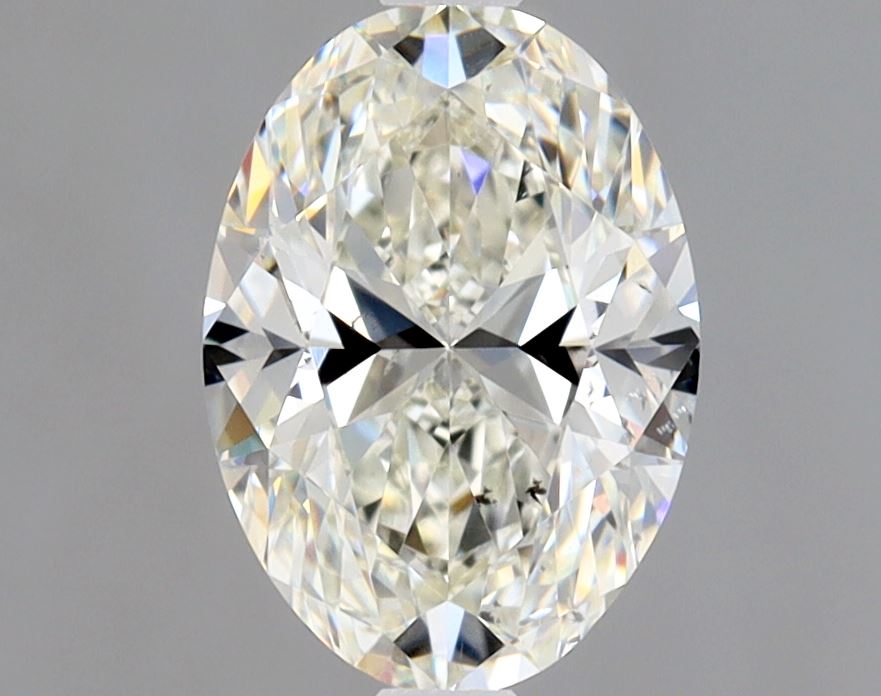 Lab-Grown 1.30 Carat Oval Shape Diamond color J Clarity SI1 With GIA Certificate, precious stones, engagement diamonds